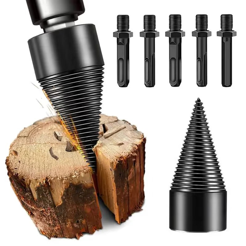 🔥 HOT DEAL  🔥 WOOD LOG SPLITTER FIREWOOD DRILL BIT
