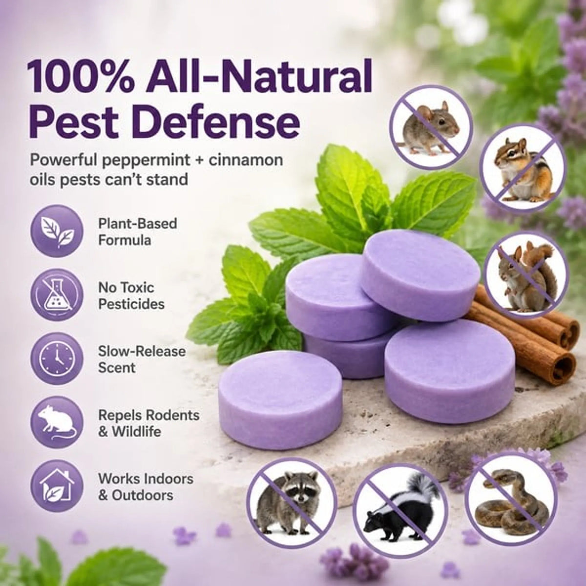 💥LAST DAY SALE 50%OFF💥All-Natural Pest & Rodent Repellent Pucks