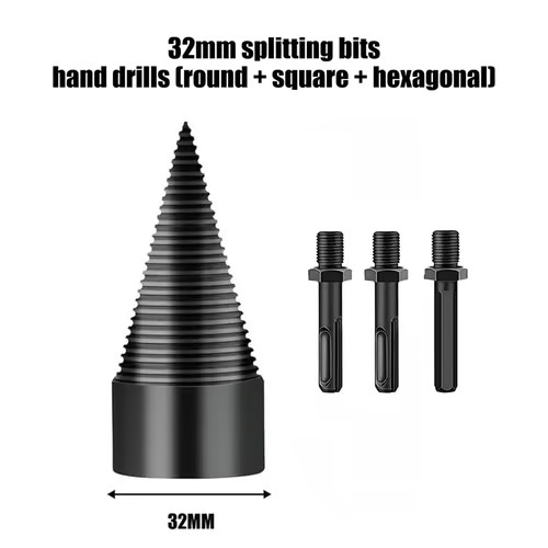 🔥 HOT DEAL  🔥 WOOD LOG SPLITTER FIREWOOD DRILL BIT