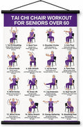 🔥Tai Chi Chair Workout Chart for Seniors (16 x 24 inches)