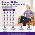 🔥Tai Chi Chair Workout Chart for Seniors (16 x 24 inches)