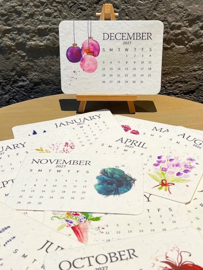 ✨New Arrivals🌱Eco-Friendly Plantable “Timeless” Seed Calendar 2027