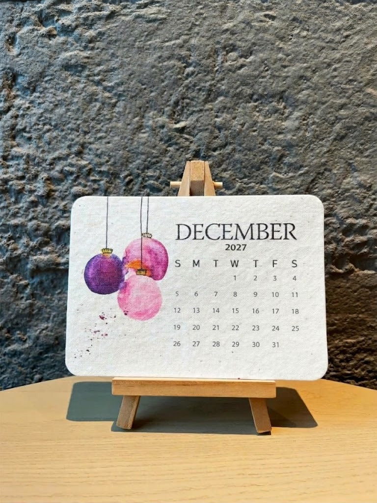 ✨New Arrivals🌱Eco-Friendly Plantable “Timeless” Seed Calendar 2027